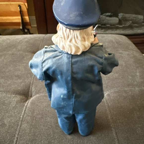 Vtg Clothtique by possible dreams Santa Claus blue uniform PD - Picture 4 of 7